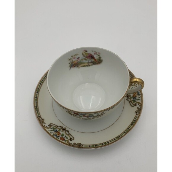 Antique Noritake chelsea 5 Tea Cup and Saucer Set Made in Japan - Picture 4 of 11